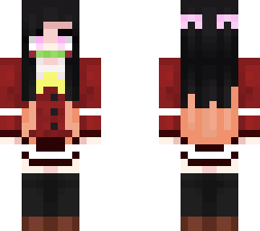 preview for Nezuko wearing Charlotte uniform