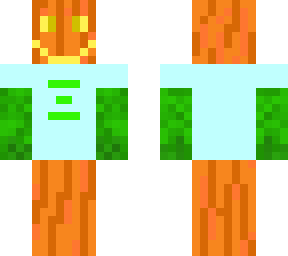 preview for pumpkin guy wearing a vote for Ooze shirt