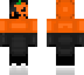 preview for Pumpkin skin w hoodie
