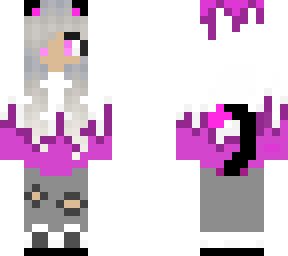 preview for Purple cat costume  Skintober