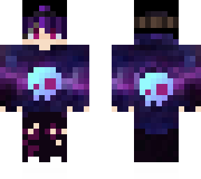 preview for purple hair whit a jacket i color only hair the skin design is not mine