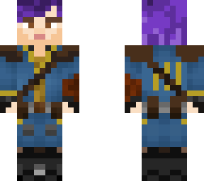 preview for purple haired vault dweller