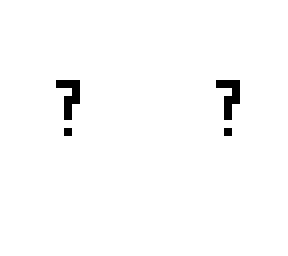 preview for question mark in white