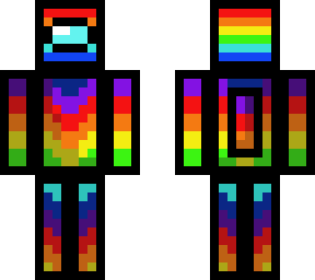 preview for Rainbow crewmate Among Us