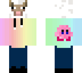 preview for Rainbow Sweater sheep with kirby and horns
