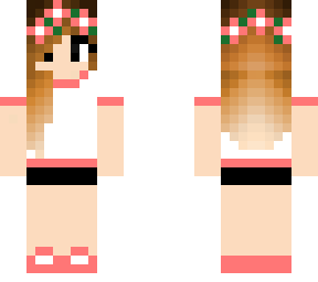 preview for Red Flower Crown Ringer Shirt Girl