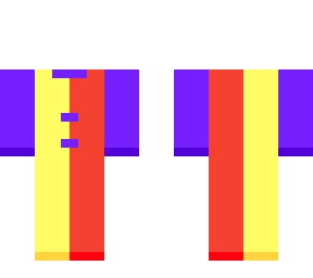 preview for Red Yellow & Blue Clown Outfit Template