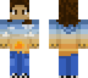 preview for Short Haired Girl in a Sunset Sweater