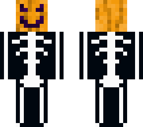 preview for Skeleton Pumpkin head