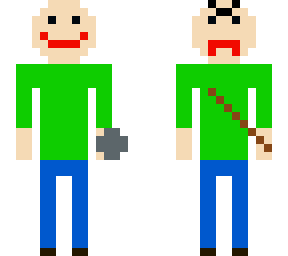 preview for skin de baldi con dos caras