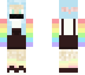 preview for skin de chica con barbijo