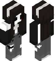 preview for Skin slim emo egirl female goth blood ripped jeans girl 2026