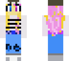 preview for Splashed pink and blue