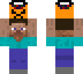 preview for Steve cargando calabaza con dulces