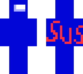 preview for Sus blue among us character Read the description