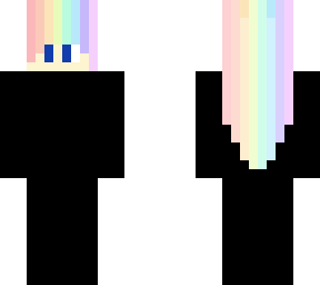 preview for THE HAIR GAVE HER AWAY rainbow ninja girl