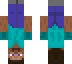 preview for Upside down steve but with skull
