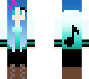 preview for Water gamer girl music hoodie & headsets