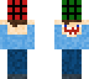 preview for Weird steve holding a Rubicks Cube