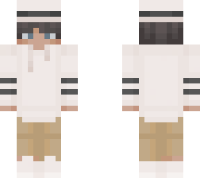 preview for white fedora black stripe khakis