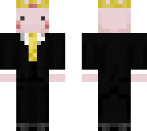 preview for yellow suit axolotl with a crown