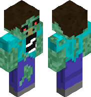 preview for zombie steve with zombie villager merged