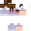 skin for Aesthetic Purple Girl brown eyes