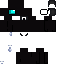 skin for Among us black charakter