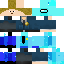 skin for Among us cyan cop