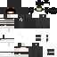 skin for Among us gril black