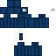 skin for Among Us Navy Blue Bacwards To Troll