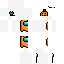 skin for among us orange with pumpkin head