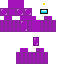 skin for Among Us Purple skin with egg on head