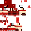 skin for Among us red as a girl