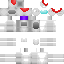 skin for AmongUs White  RedBeanie