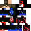 skin for animelover skin blue red