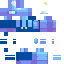 skin for Blue Among us character that is customized