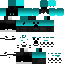 skin for blue black man