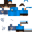 skin for blue boy with Brown Hair NEW