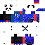 skin for blue cool panda