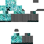 skin for blue creeper with hoodie