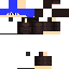 skin for Blue hair with Black Hoodie