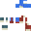 skin for Blue Hair with Red Shirt