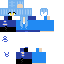 skin for blue haired girl
