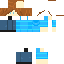 skin for blue shirt