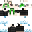 skin for BlueGreen Panda Girl