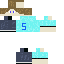 skin for Boy with Cyan Shirt