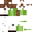 skin for Brown hair Green Jumper