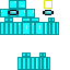 skin for Crewmate Light Blue w Halo