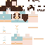 skin for Cute Brown Haired Girl